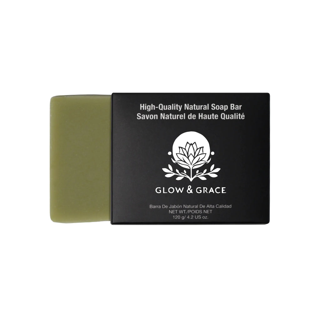Natural Green Tea Lemongrass Calming Soap image 0