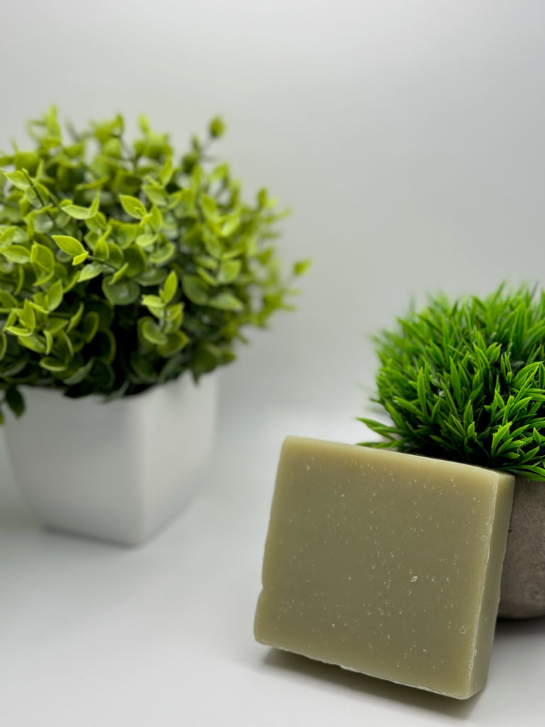 Natural Green Tea Lemongrass Calming Soap image 2